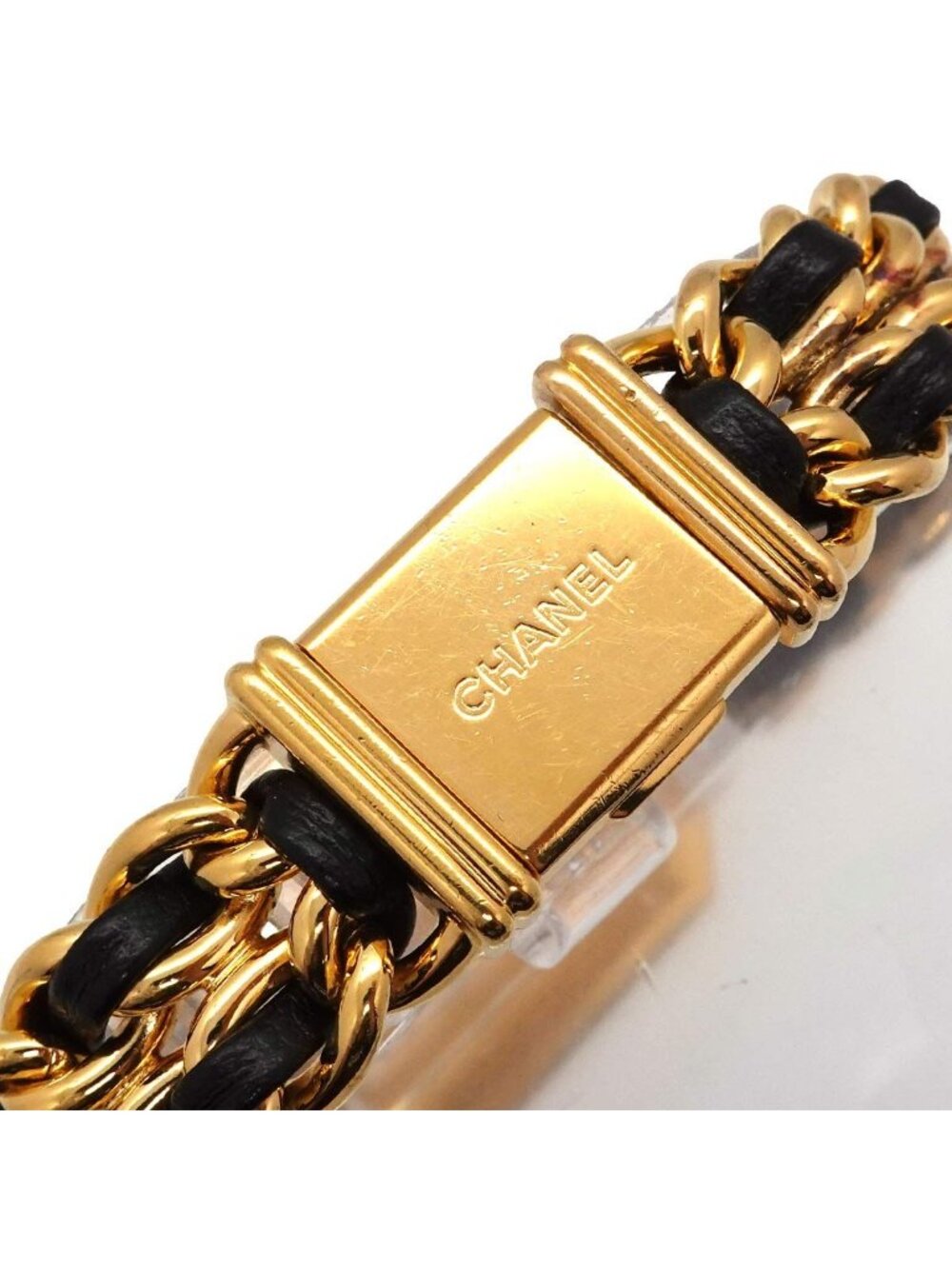 Chanel Premiere M Vintage Watch Black Gold - Picture 6 of 6